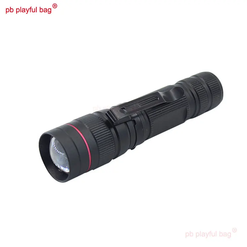 กีฬากลางแจ้งไฟฉาย UV 395nm สีม่วงโลหะอลูมิเนียมไฟฉายขนาดเล็ก Telescopic Focusing ของเล่นอุปกรณ์เสริม RG17