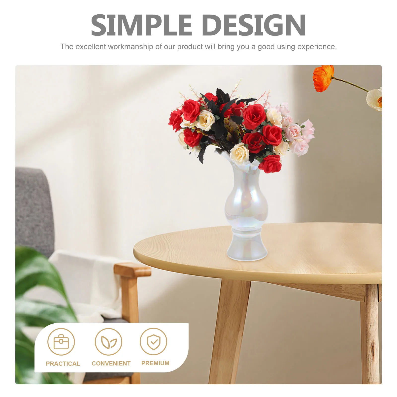 

Ceramic Flower Vase Porcelain Flower Bottle for Home Decor Desktop Arrangement Small Decorative Vases Modern Vase