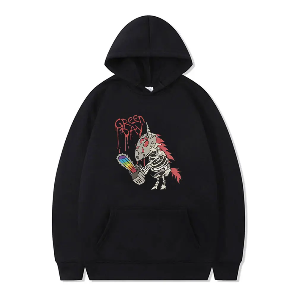 

Punk Band Green Day Father of All Cartoon Style Graphic Hoodie Men Women Rock Oversized Streetwear Men's Vintage Casual Hoodies