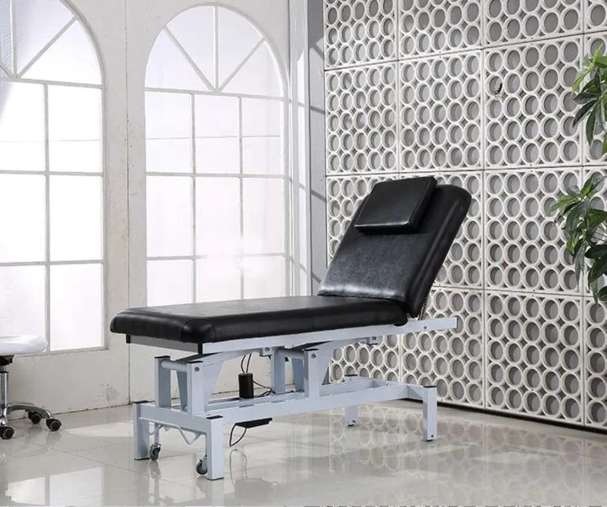 2022 Deluxe Edition Electric Adjustable Folding Beauty Salon Home Beauty Spa Tattoo Massage Bed