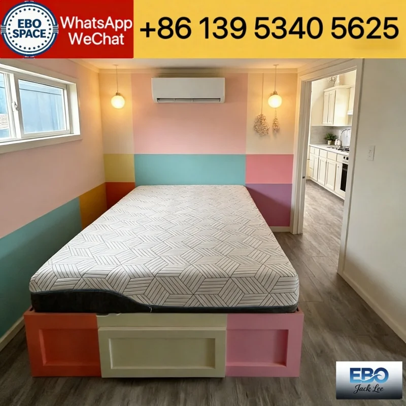 Outdoor Expandable Container House MMC Custom China Factory 20ft 30ft 40ft Modular Prefab Cabin Fast Build with Kitchen Bathro
