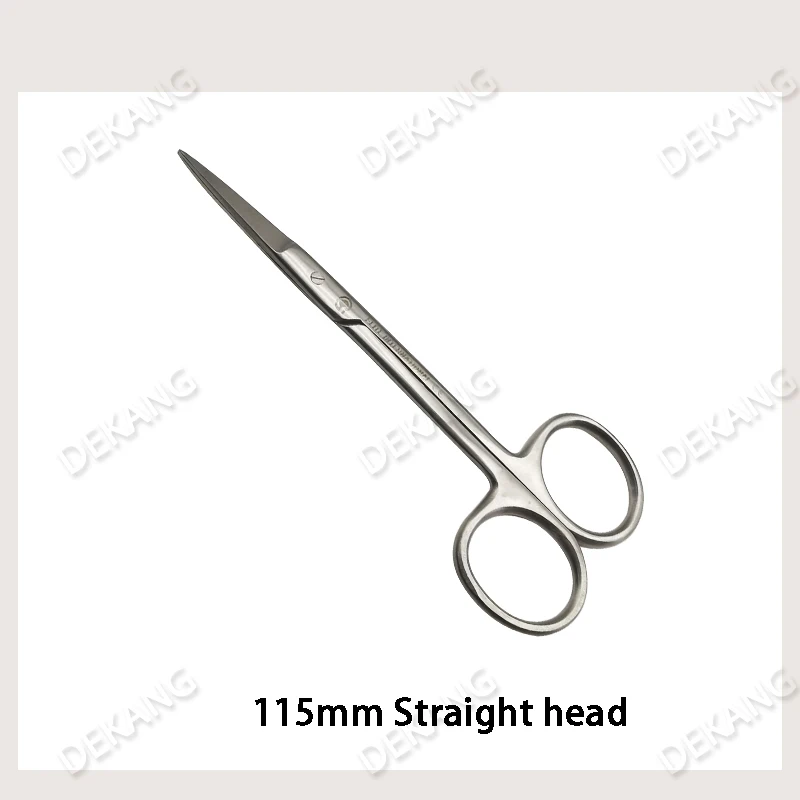 يتم استخدام مقص إزالة الخيوط ومقص اللثة من الفولاذ المقاوم للصدأ لجراحة الجفن المزدوج وشق الجفن.