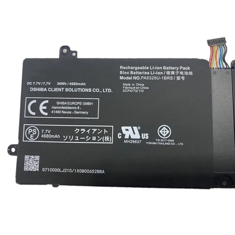 Original quality PA5325U Laptop Battery 7.7V 36Wh For X30-T-E Port g X30T-E-113 10Q 176 Series PC