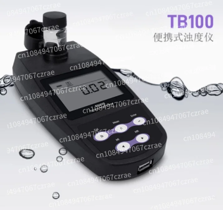 TB100 Digital CHINCAN Turbidimeter Water Turbidity Meter Portable 0~1100 NTU for Laboratory Use