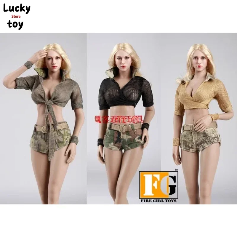 Fire Girl Toys FG024-026 1/6 New Cool Clothes Set for Female Soldiers for 12inch Action Figures Collectible Doll Toy DIY