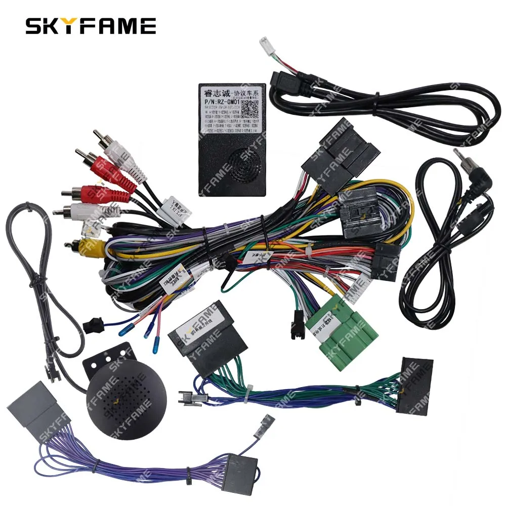 자동차 배선 하네스 어댑터 Buick Envision Regal Opel Karl Astra Chevrolet Cruze Equinox 용 Canbus 박스 전원 케이블