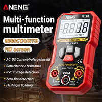 Mini Digital Multimeters Professional ANENG M128 High Precision 6000 Counts AC/DC Voltage Tester NCV Ohm Ammeter Resistance test