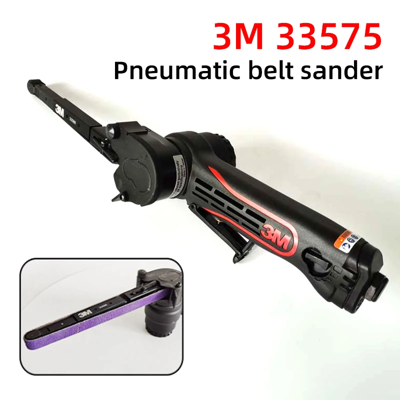 3M33575 Pneumatic Belt Sander Industrial-grade Welding Spot Weld Grinding Polishing Cleaning Hand-held Small Grinding Tool