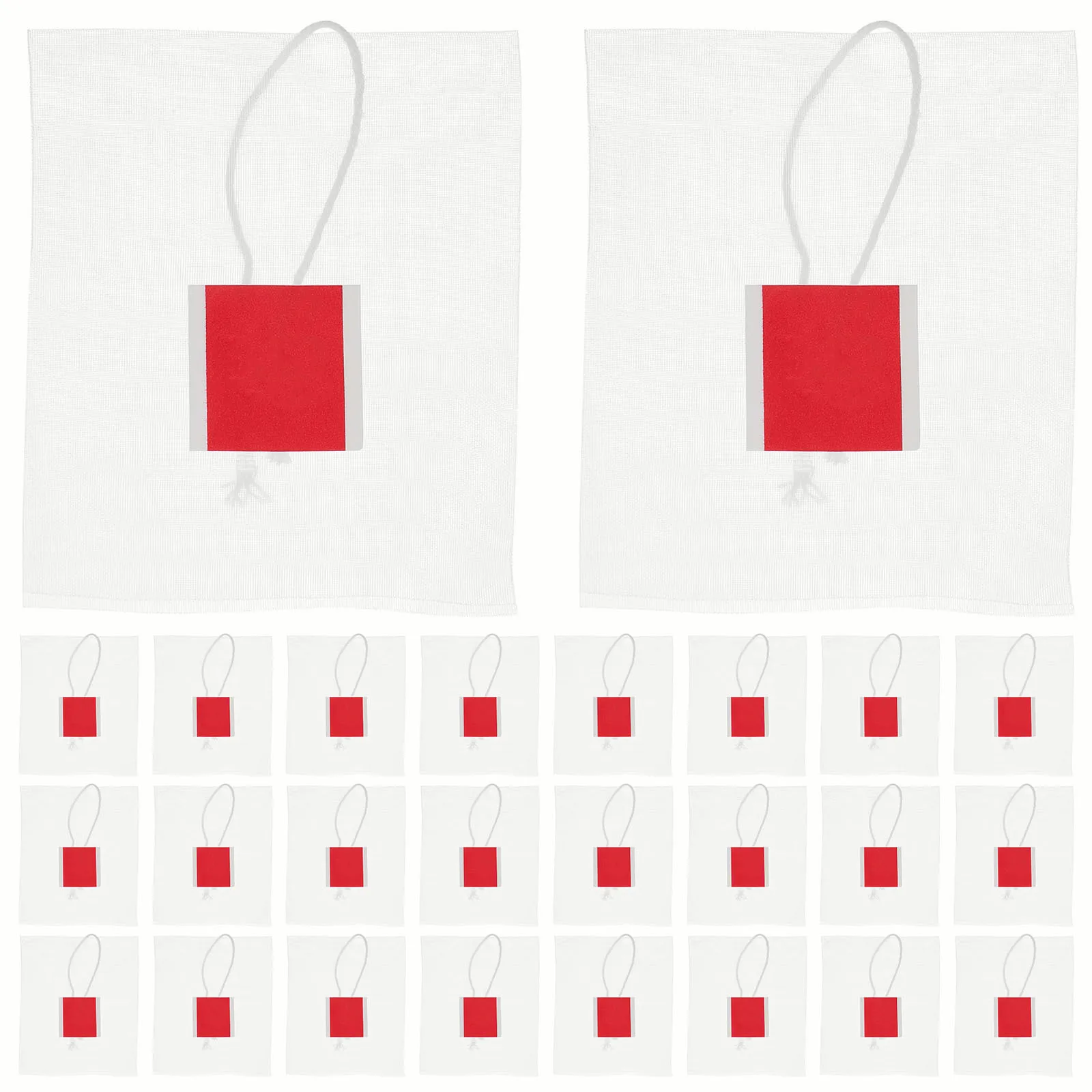 

100pcs Empty Mesh Tea Infuser Loose Leaf Filter Pouches Strainer Brew Bags For Coffee Spice Herbal Flower Nut Strainer Sachets