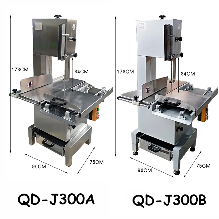 Commercial Industrial Heavy Bone Cutter Price Butcher Boy Machine Frozen Fish Cutting Meat Bone Saw Machine