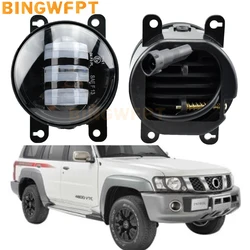 닛산 사파리 패트롤 Y61 페이스리프트 2005 2006 2007-2009 led 칩 안개등 안개등 H11 12V 할로겐 안개등 DRL, 안개 램프 led 칩