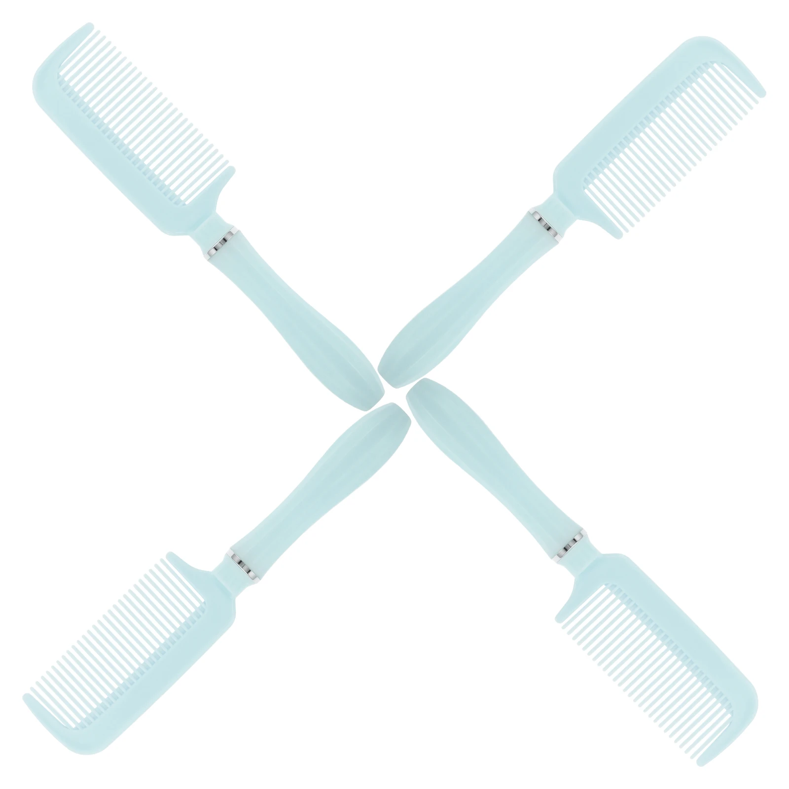 

4Pcs Hair Brush Set Curl Comb Wide Tooth Fine Tooth Brushes for Women Home Styling Volumizing Scalp Massage