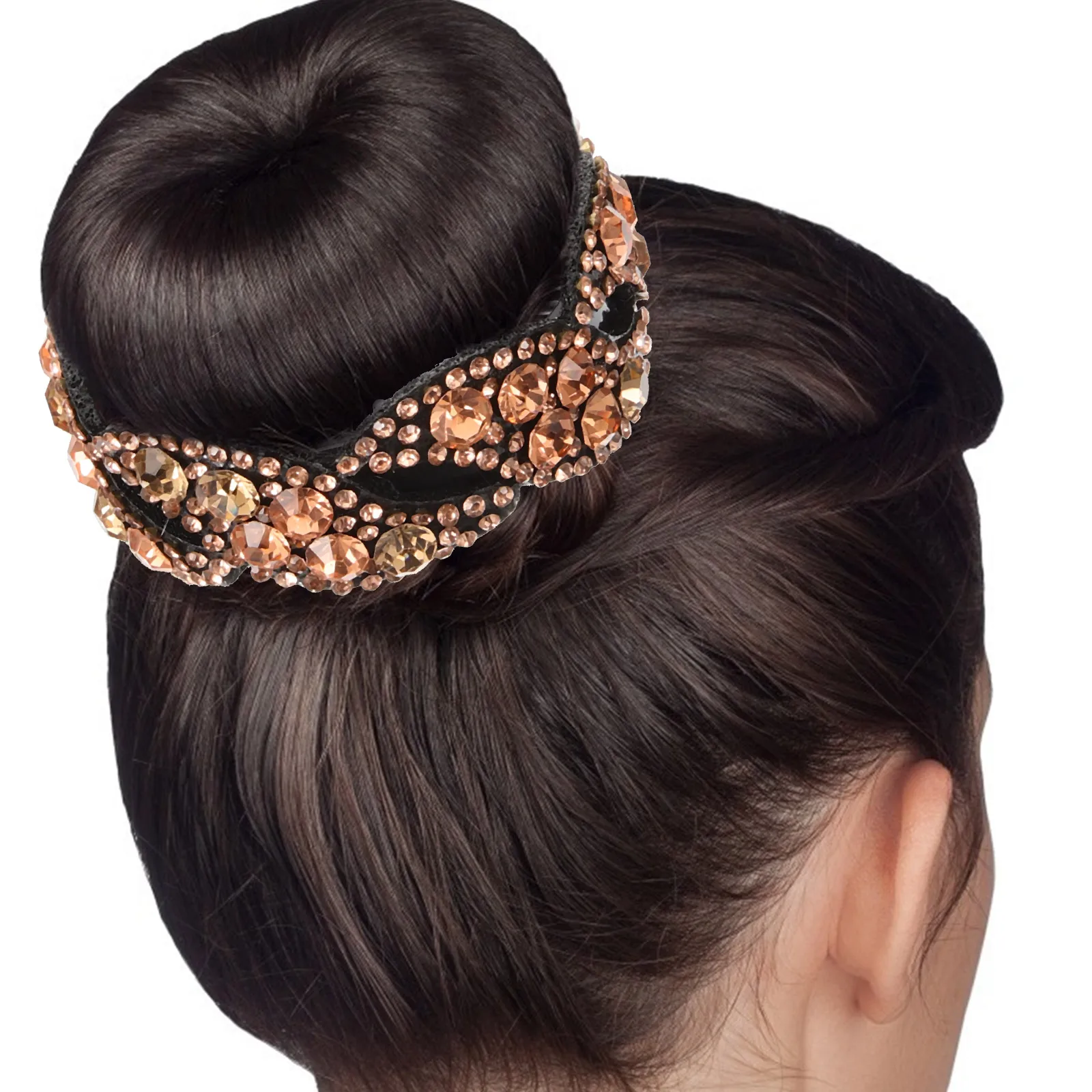 

Women's Hair Clip Barrette Ponytail Holder Light Brown Ergonomic Hair Clip Ponytail Holder Quick Easy Hairstyle for Daily Party