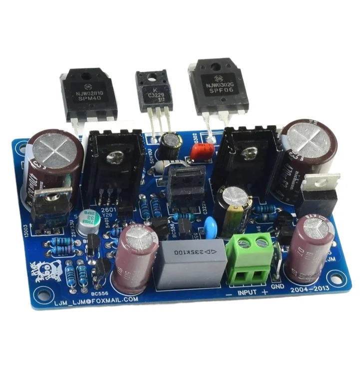 

1pcs LJM 200W ONSEMI NJW0302G 0281G HANDBOOK DOUGLAS SELF Audio Blameless Design Class B HiFi Amplifier
