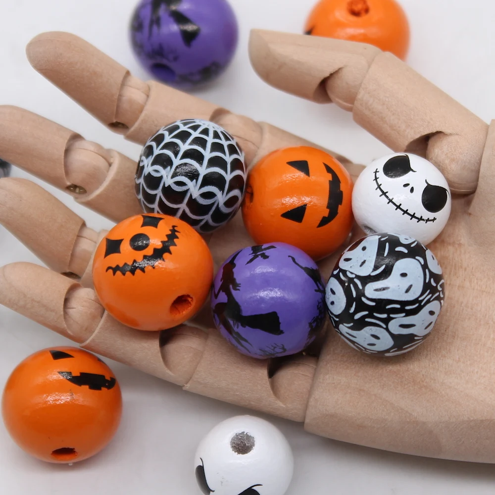 KSCRAFT Halloween Mixed Beads for Halloween DIY Craft Home Decoration Supplies Mixed Medium Art