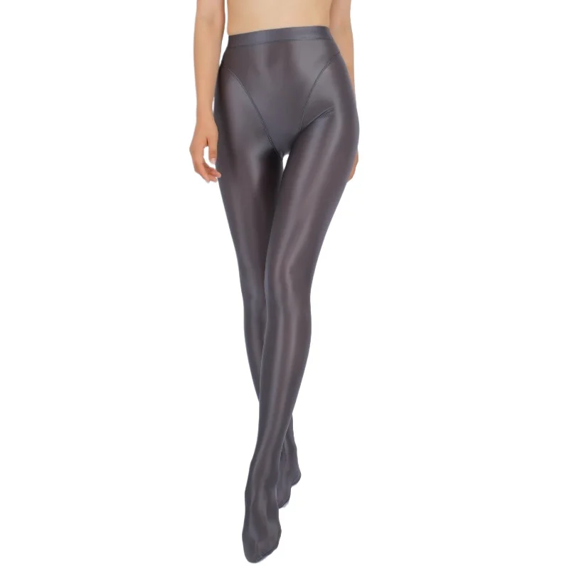 

‌Shiny Smooth Crossdressing Pantyhose for Men Plus Size Slim Leggings Sexy Seamless Footed Tights Dance Clubwear Comfortable