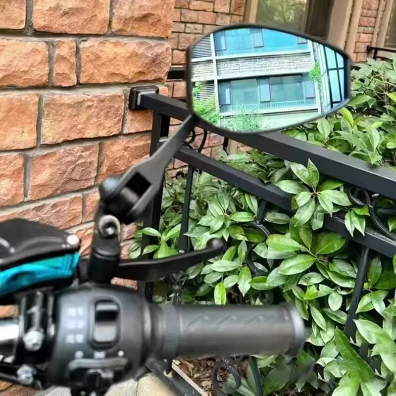 ل CFMOTO ZEEHO AE8 AE 8 دراجة نارية اليسار اليمين المضادة للوهج مرايا الرؤية الخلفية الجانب طوي قابل للتعديل مرآة الملحقات
