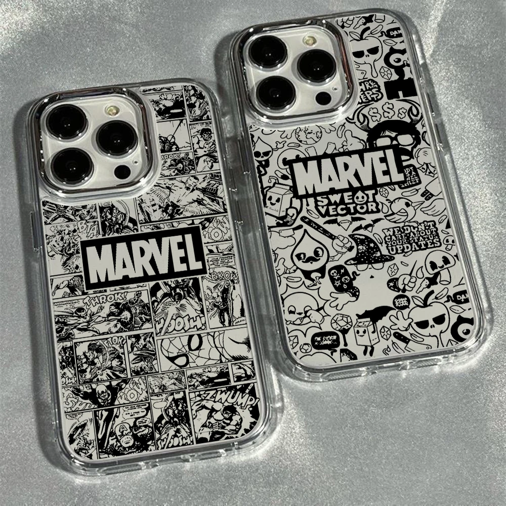 Cool Heros Logo Phone Case for Samsung Galaxy A57 A56 A55 A54 A52 A37 A36 A26 A17 A16 A07 A06 4G 5G Luxury Clear Cover