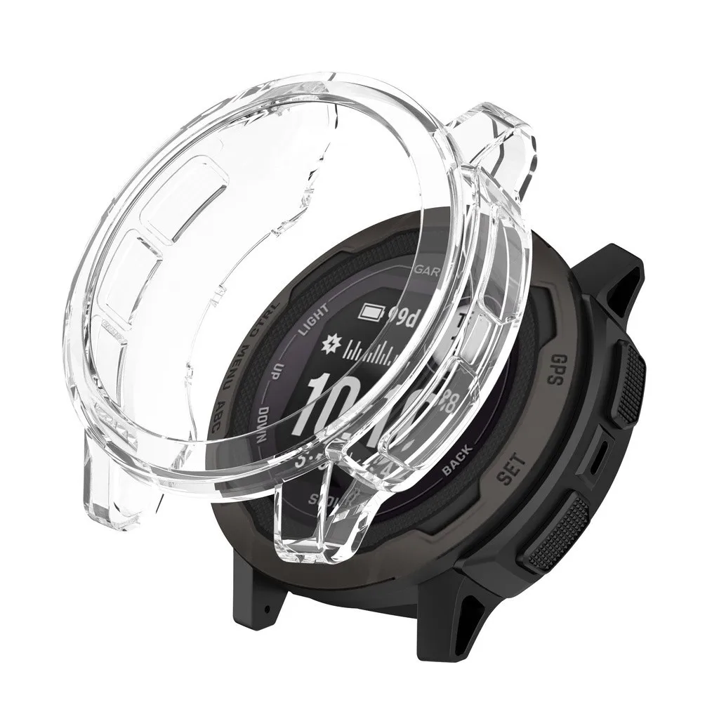 For Garmin Instinct 2 2S Soft Transparent TPU Case Cover Framework
