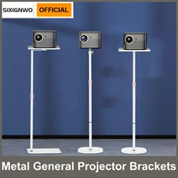 Soporte de Metal para proyector de suelo, accesorio giratorio de 160cm/62 pulgadas, multiángulo ajustable, 360 PTZ, para película y vídeo