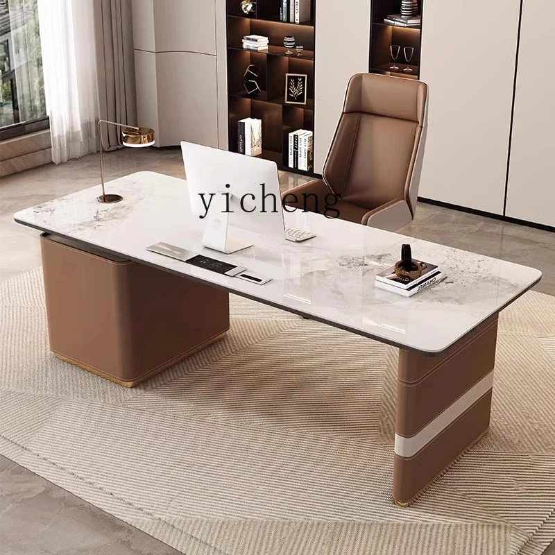 

DD Desk Living Room Large Long Boss Desk Corner Solid Wood Office Computer Desk
