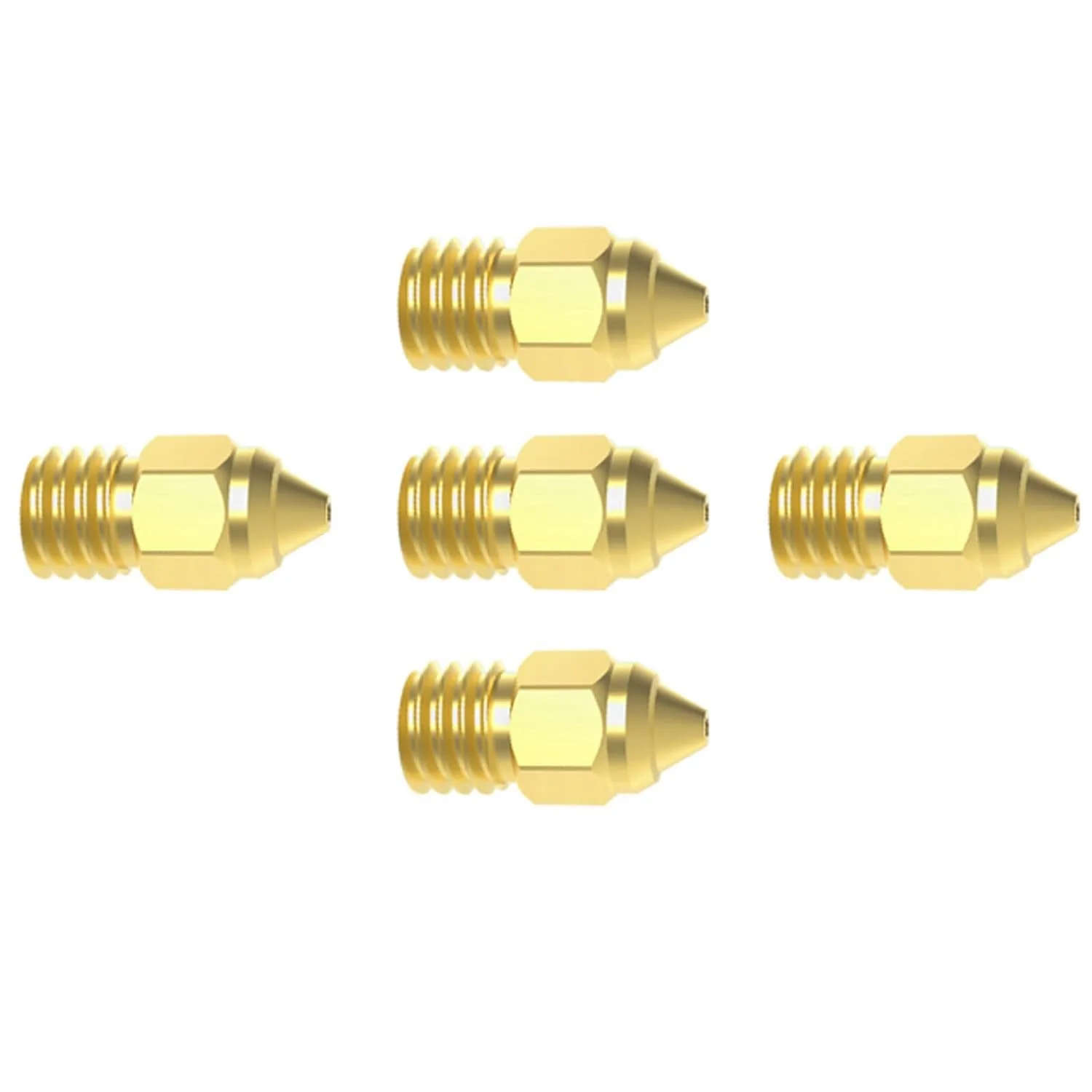 10pcs 3D printer accessories ender 3 s1 CR6 SE MK 0.2/0.3/0.4/0.5/0.6/0.8/1.0 high-quality brass nozzle print head