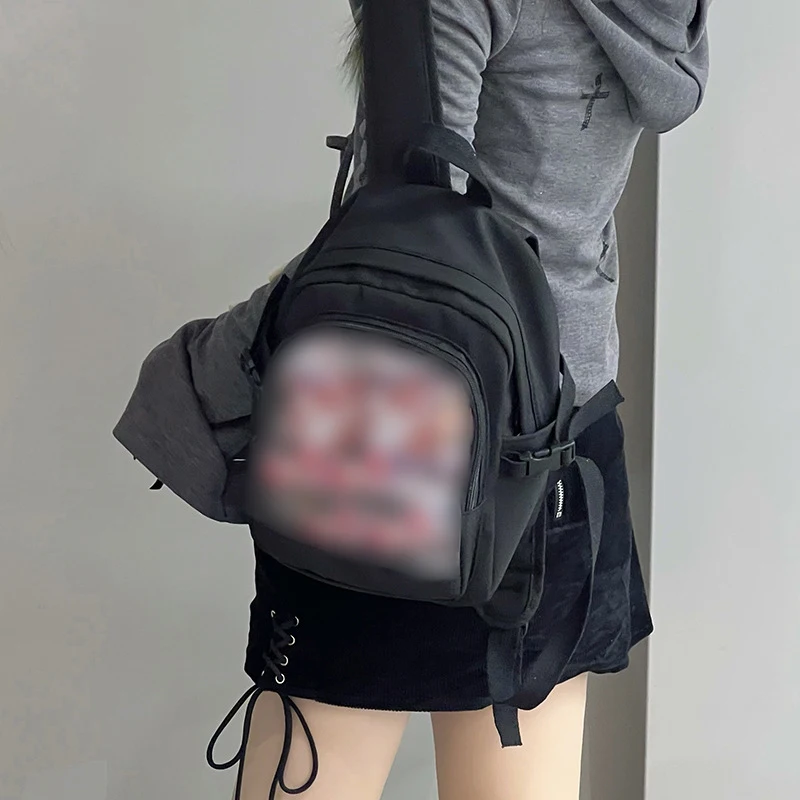 Mini Backpack Women New 2024 Kawaii Itabag Girls With Badges Display Plate Backpack Women Transparent Ita Bag JK Lolita Bag Girl