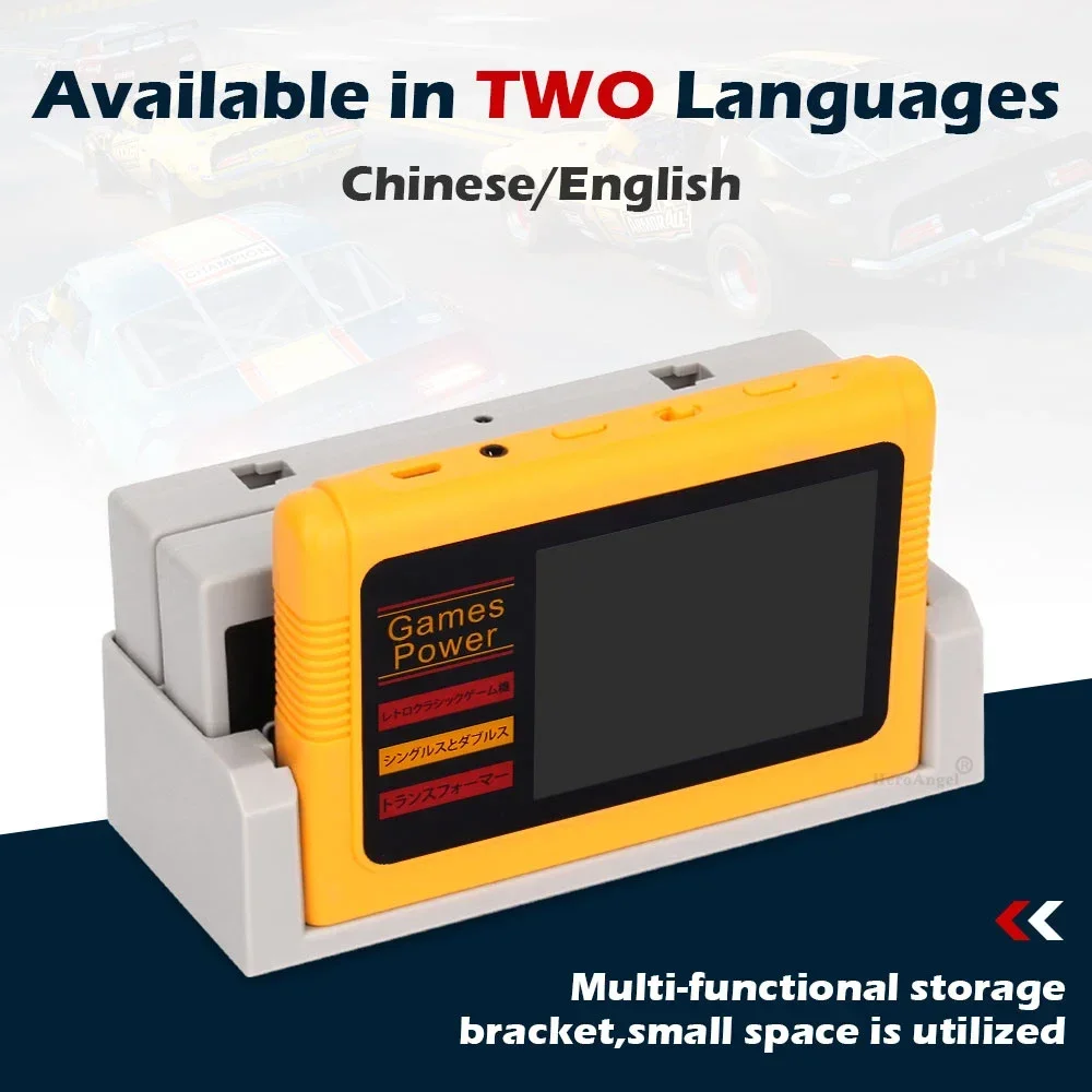 B-M K20 Classic 1000 IN 1 Video Game Console Multi-function Portable Handheld Consoles with Dual Controller 3.0inch TFT Screen