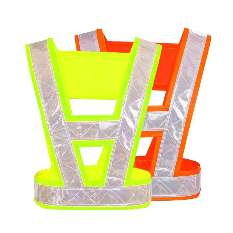 Reflective Safety Vests High Visibility Strap Security Traffic Warning Night Working Running Cycling Jacket Seguridad Industrial