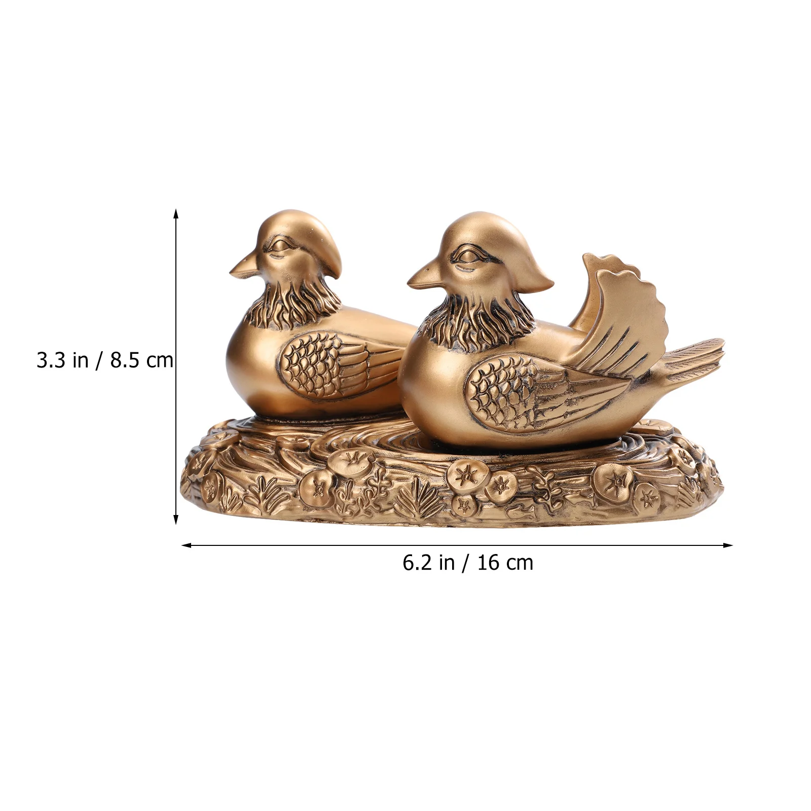 

Bird Ornament Ornaments Decorative Figurine Duck Feng Shui Ducks Exquisite Statue