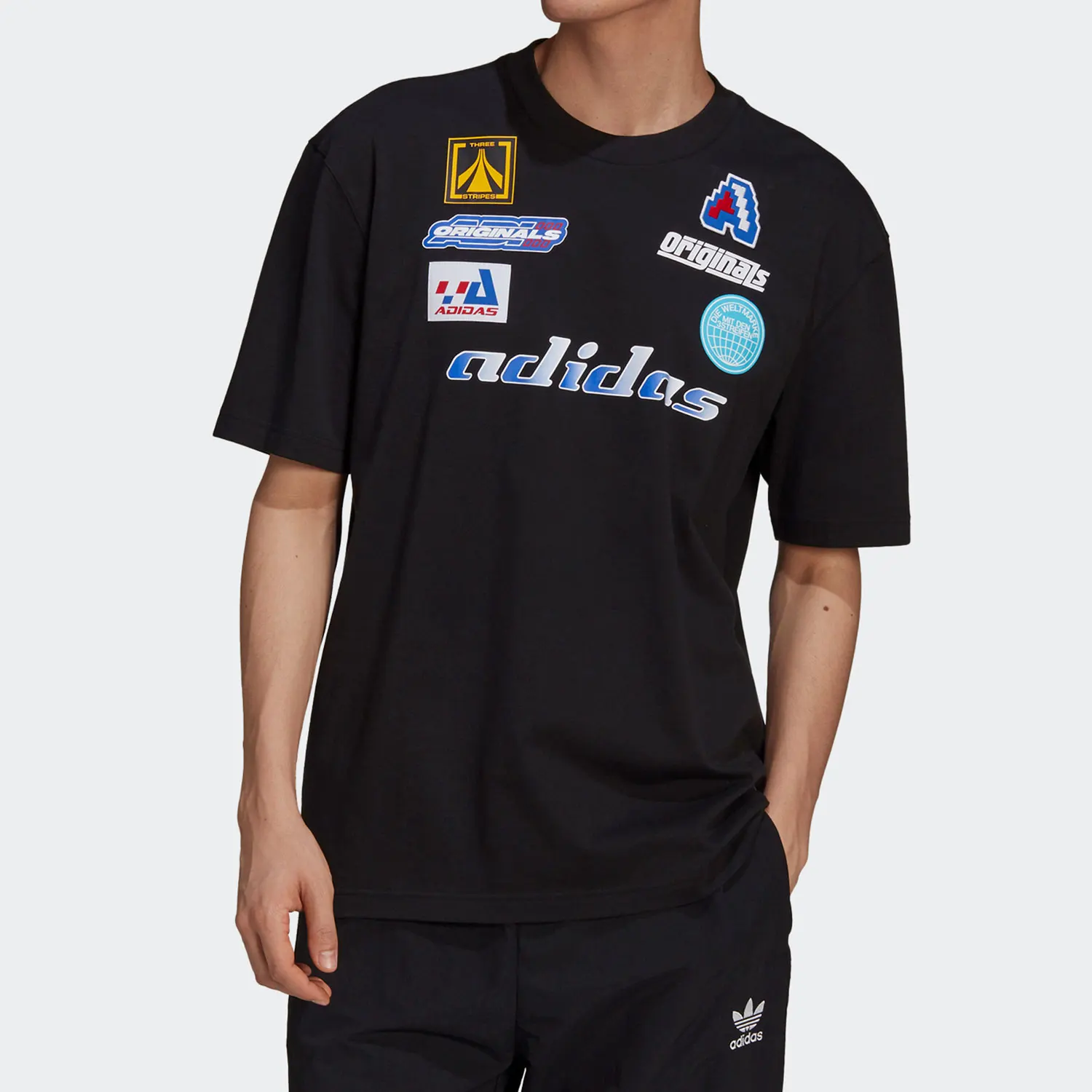 

Adidas genuine Season's New Men's Casual Short Sleeve T-Shirt HA4743