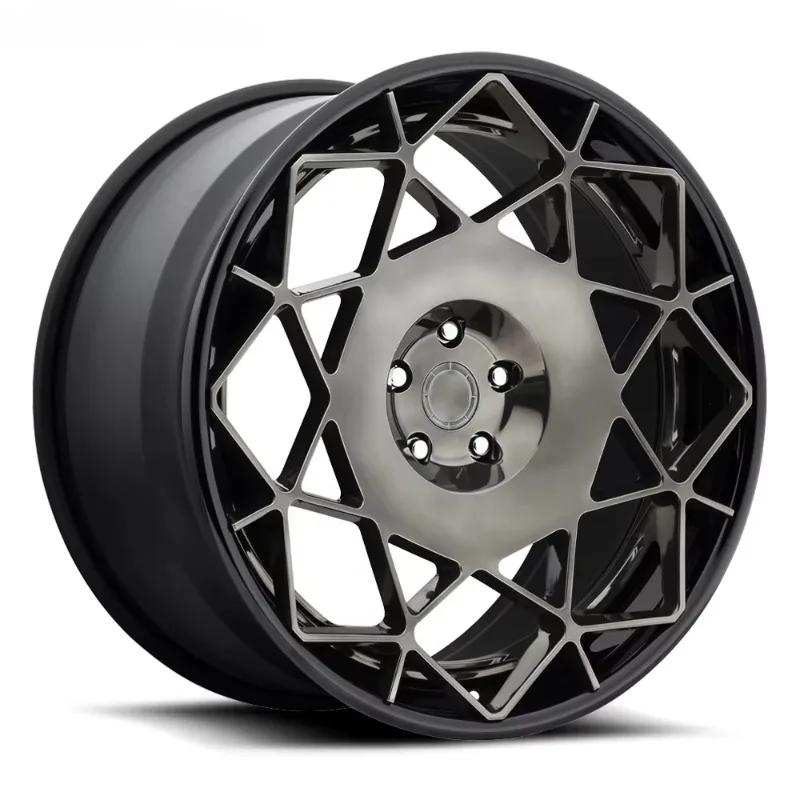 【2026】Classic Star Forged Alloy Wheels 16-24 Inch Beadlock Design 5x127/6x139.7/5x120 Black High  For Quality Jeep Gladiator Pas
