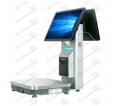 Large Size Dual Touchscreen Electronic Scale Commercial Weighing Cash Register For Retail Shop
