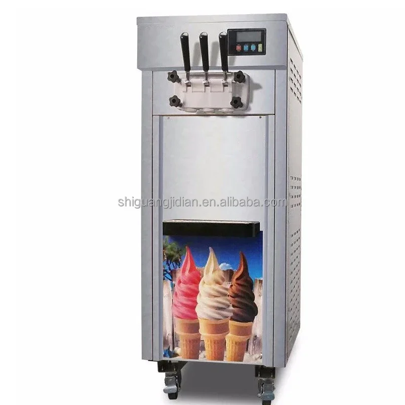 

High Quality Automatic Blueberry Ice Cream Machine and Chocolate Ice Cream Blending Machine and Ice Maker
