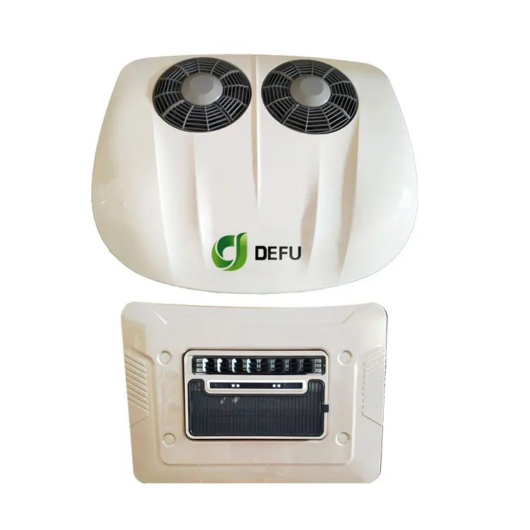 12 فولت مبرد كهربائي تكييف سقف التيار المتناوب 24 فولت 12 فولت على السطح شاحنة وقوف السيارات مكيف الهواء #1