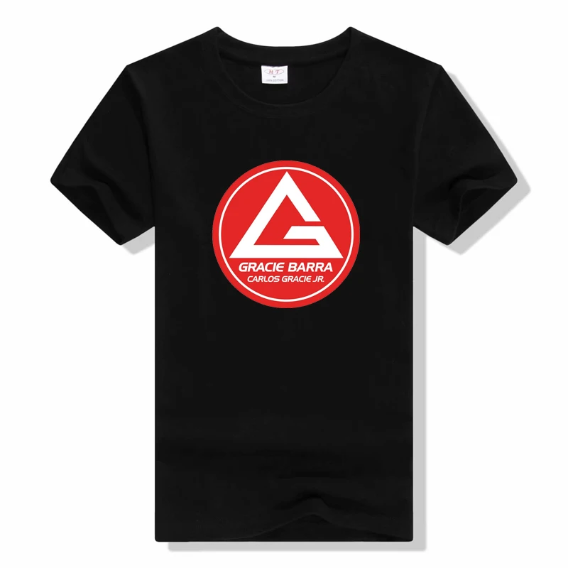 Gracie Barra Carlos GR brazilian jiu jitsu t-shirt unisex Breathable t-shirt Short sleeved tops t shirt
