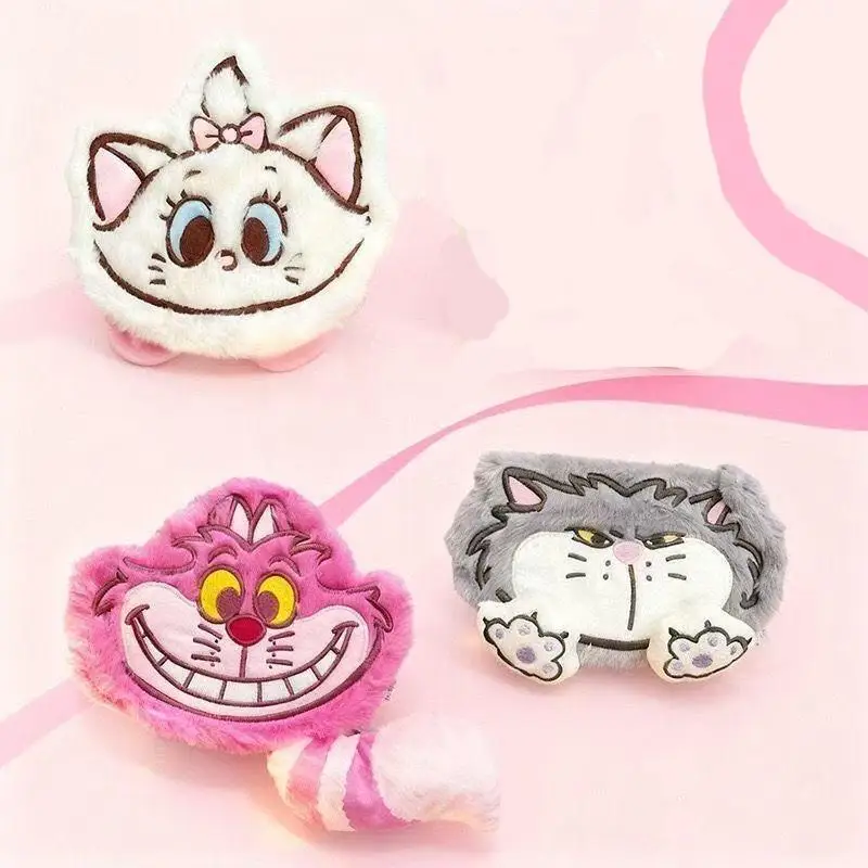 

Disney The Aristocats Marie Cat Lucifer Cat Thicken Embroidery Plush Pet Vocalize Toy Animation Peripherals Friend Birthday Gift