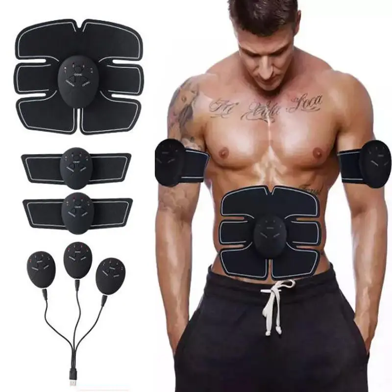 Electric Muscle Stimulator EMS Buttocks Trainer Abdominal Stimulation Burning Fat Body Slimming Massager Bodybuilding Machine