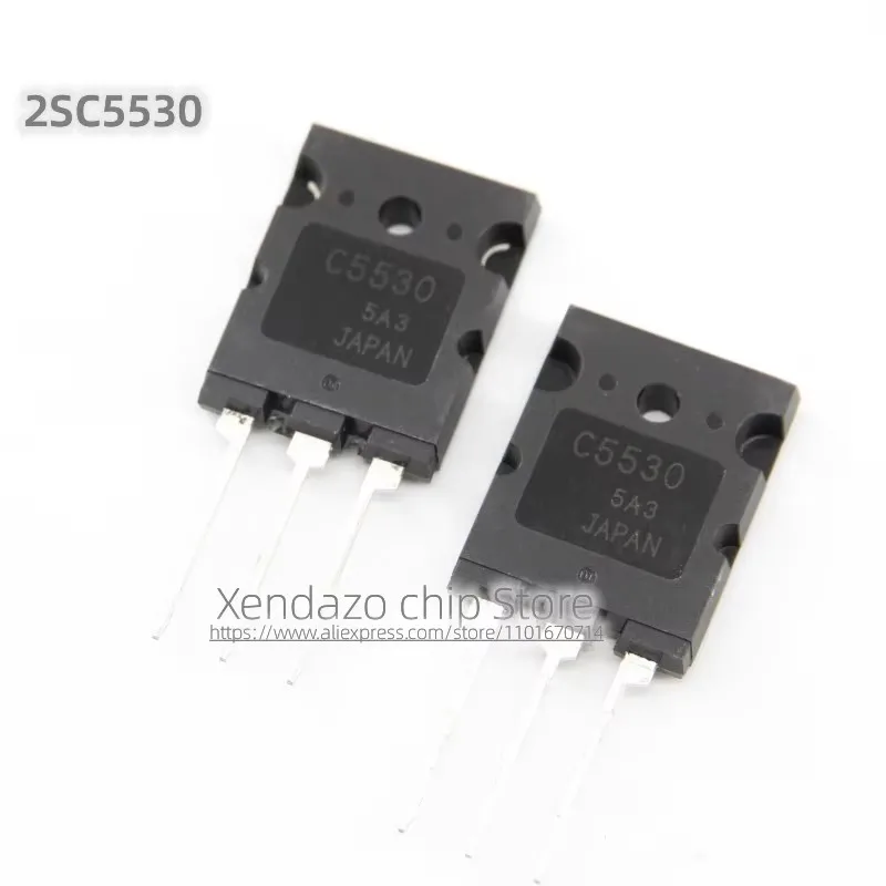 

10pcs/lot 2SC5530 C5530 TO-3PL package Original genuine High-power transistor high-definition display transistor