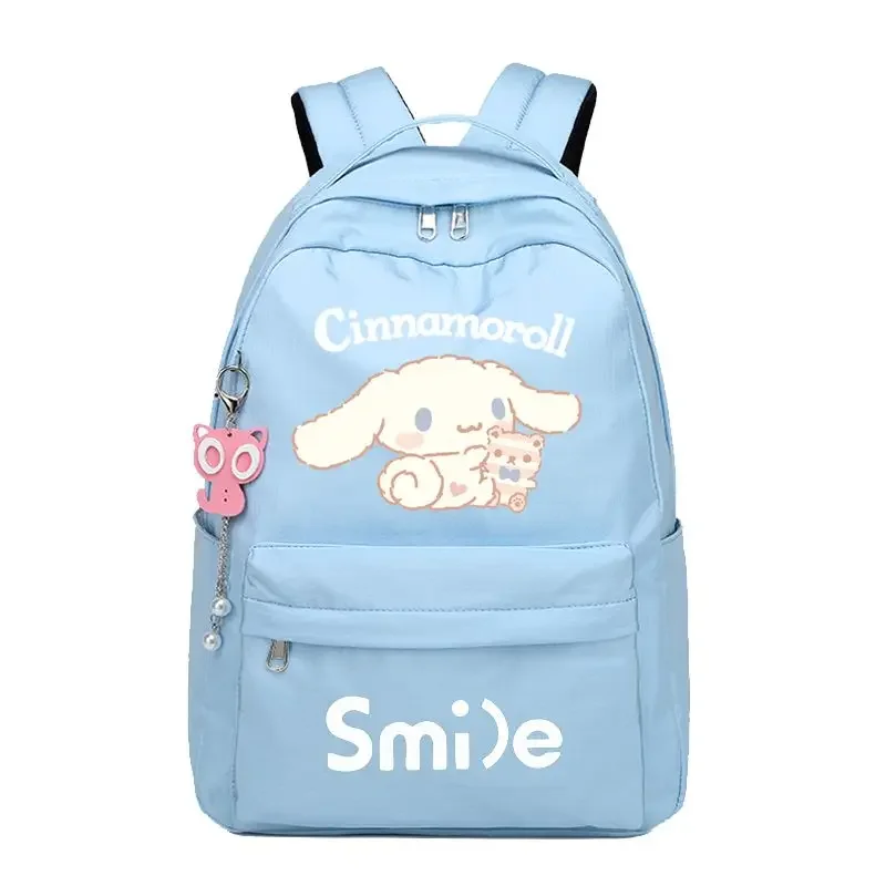 Śliczny tornister damski Sanrio Anime Cinnamoroll Girl plecak kampusowy wszechstronny damska torba chłopca z uczeń