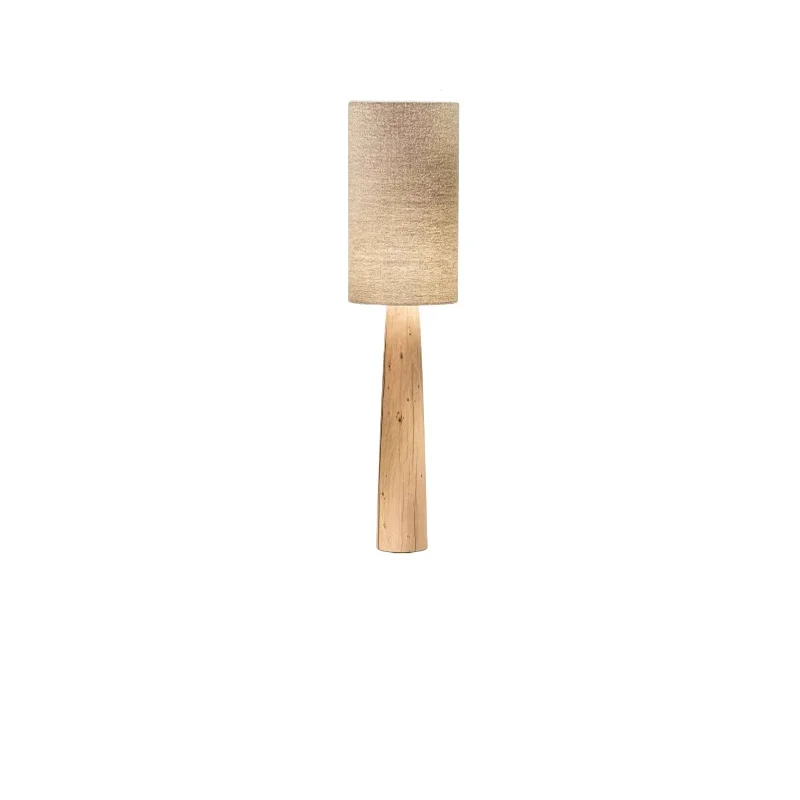 

Solid wood floor-to-ceiling eye protection lamp, modern creative next to the sofa in the living room, wabi-sandy wind lamp