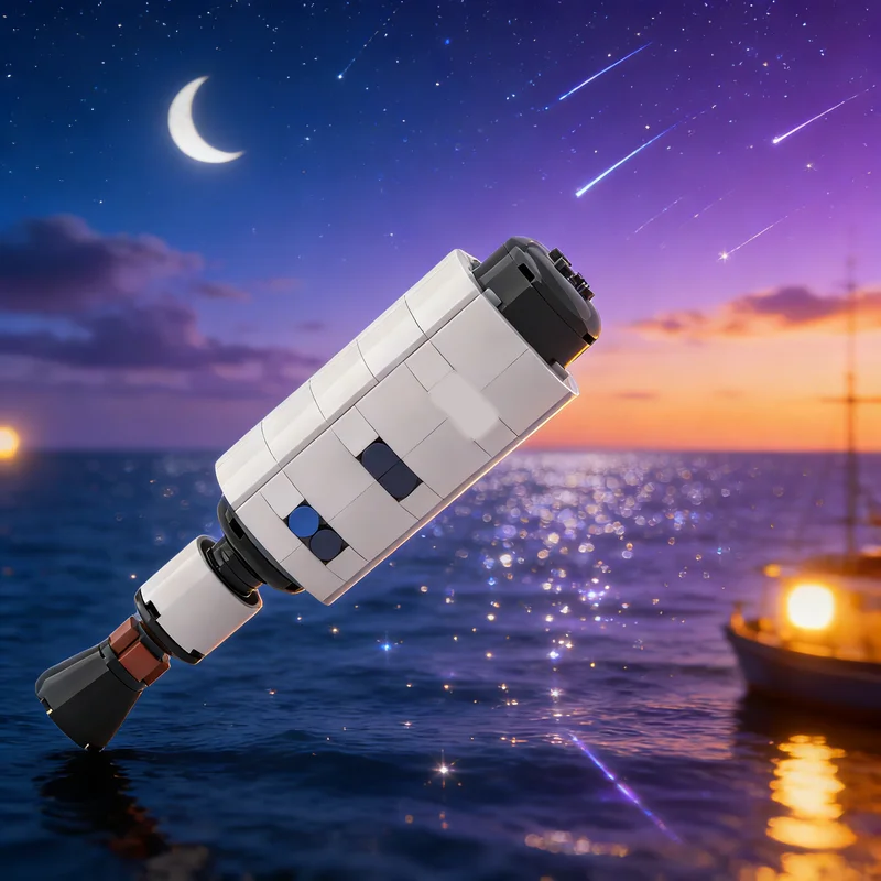 

119pcs MOC DARPA DRACO NTR Spacecraft Space Model Building Blocks Christmas Gifts Construction Toy DIY Idea Education Creative