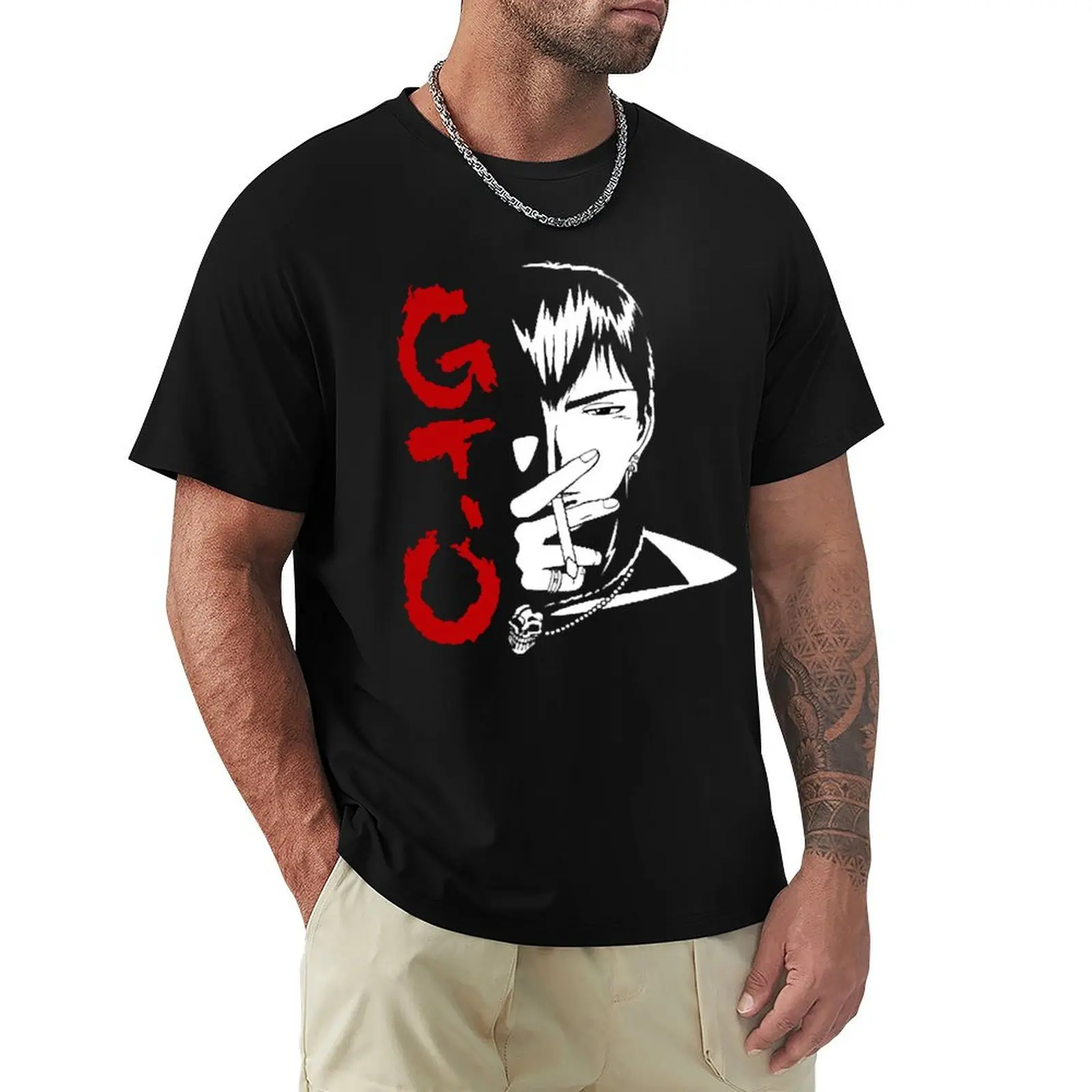 Gto onizuka T-Shirt Work Basic Short Sleeve Top