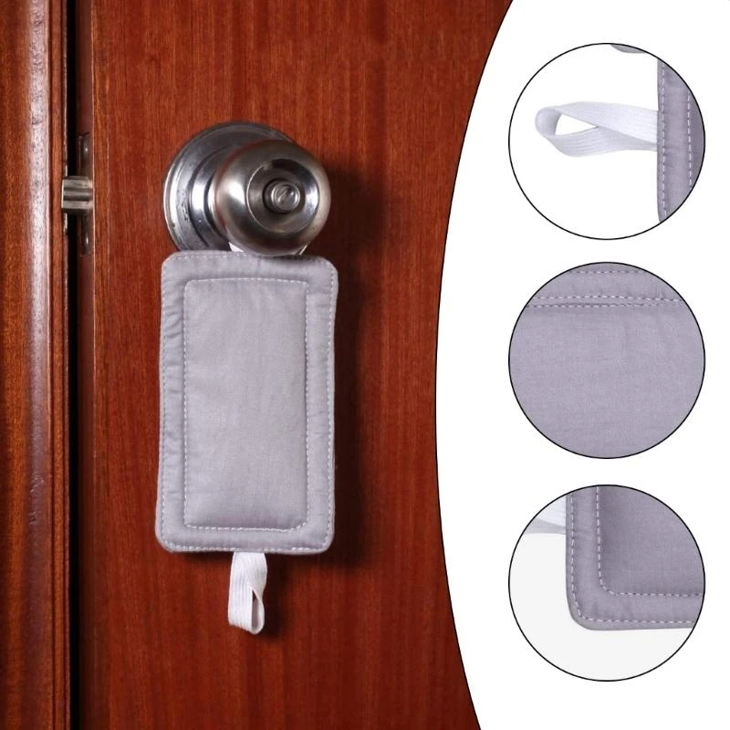 

Light Sleepers Door Mufflers Door Mutter Pad Upgrades for Quiet Living Space M4YD