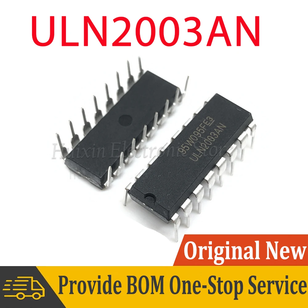

2-10pcs ULN2003AN DIP16 ULN2003A DIP-16 ULN2003 ULN2003APG DIP Darlington Transistor Array Chip IC Controller New Original