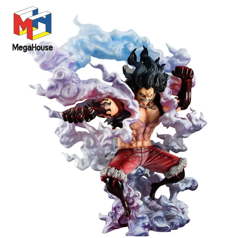 

In Stock One Piece Monkey D. Luffy Gear 4 Snake Man Megahouse POP SA-MAXIMUM Collectible Ornaments Boxed Brand Toy Gift