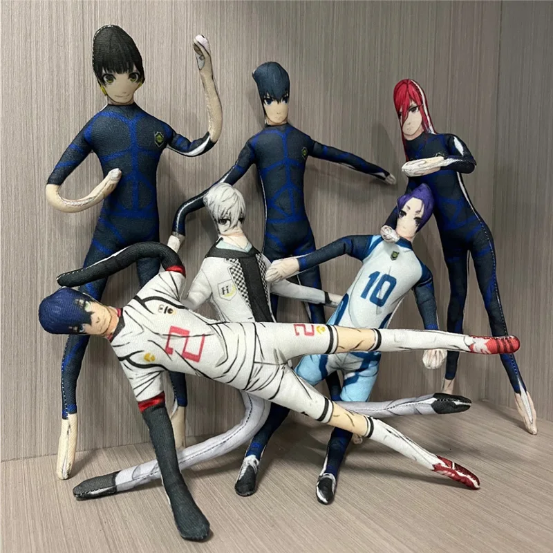 

Blue Lock Plush Toys Hot Anime Peripheral Decorative Ornaments Abstract Twistable Wire Frame Decorative Items Gifts For Friends