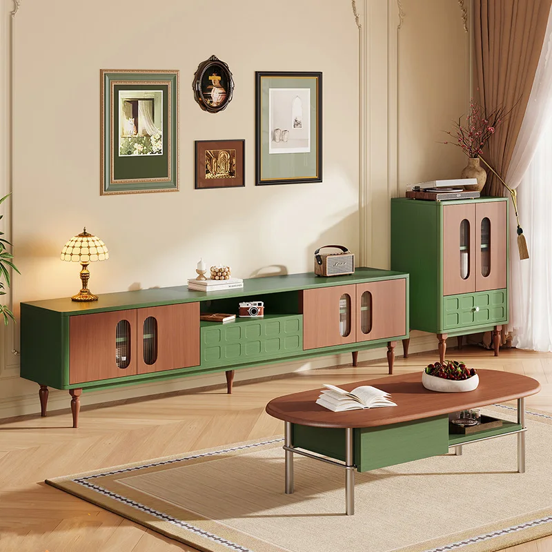 

Vintage Luxury Tv Stands With Storage American Classic Glamour Tv Stands With Door Retro Meuble Tele Living Room Furniture