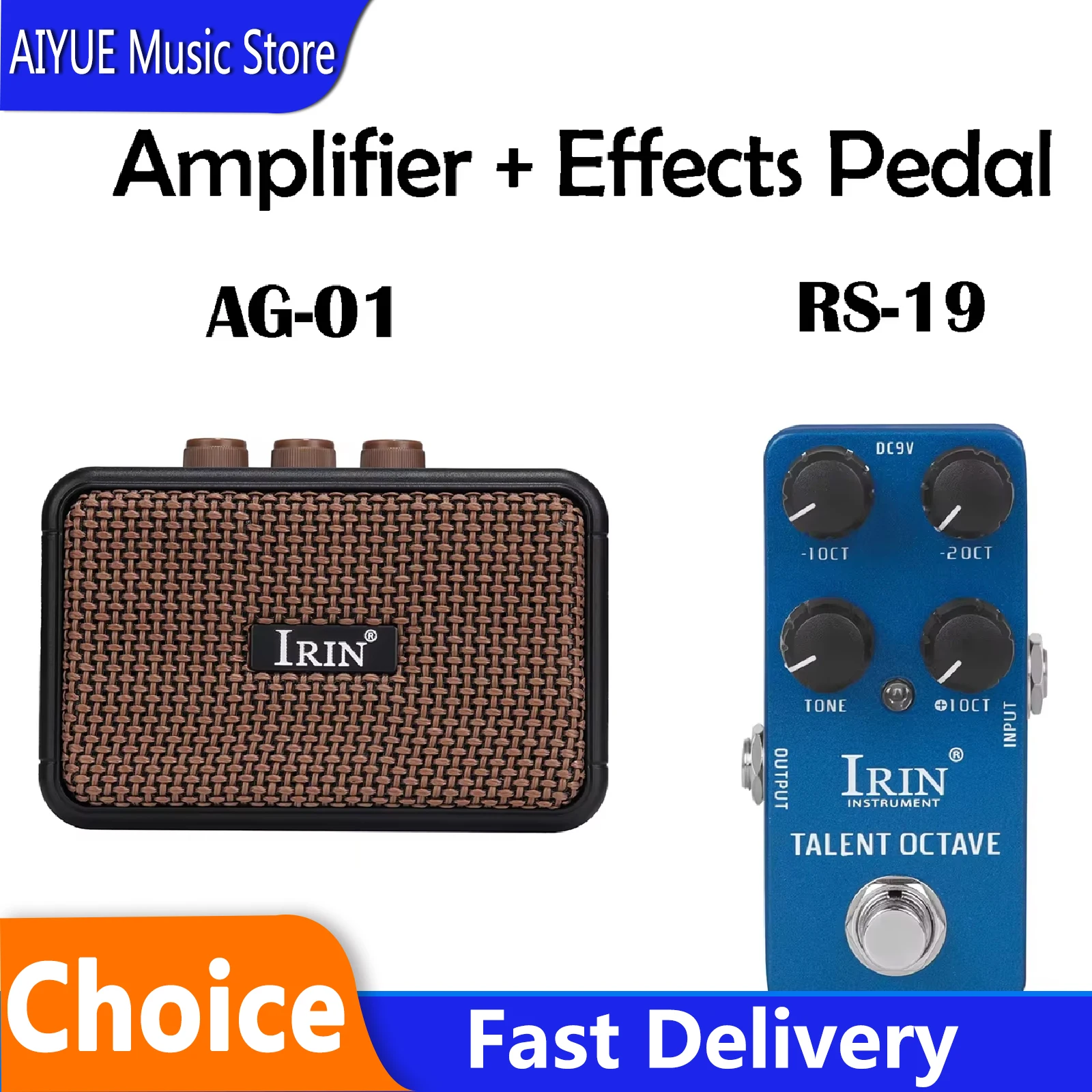 Musical Instrument Amplifier - IRIN RS-19 Electric Guitar Effects Pedal