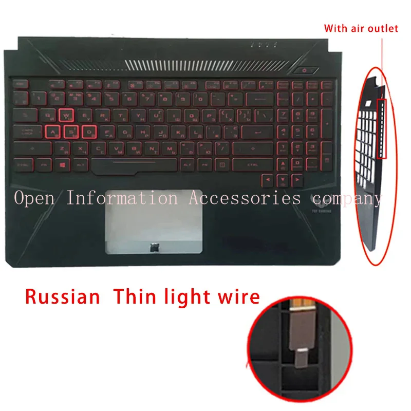 New for Asus TUF gaming fx505 fx505d fx505dt fx86s fx86f fx95d fx95g replacemen laptop accessories keyboard with backlight